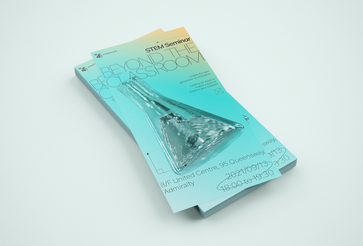 Streetside billboard with flyposters of the Batch.Works brand and illustrations