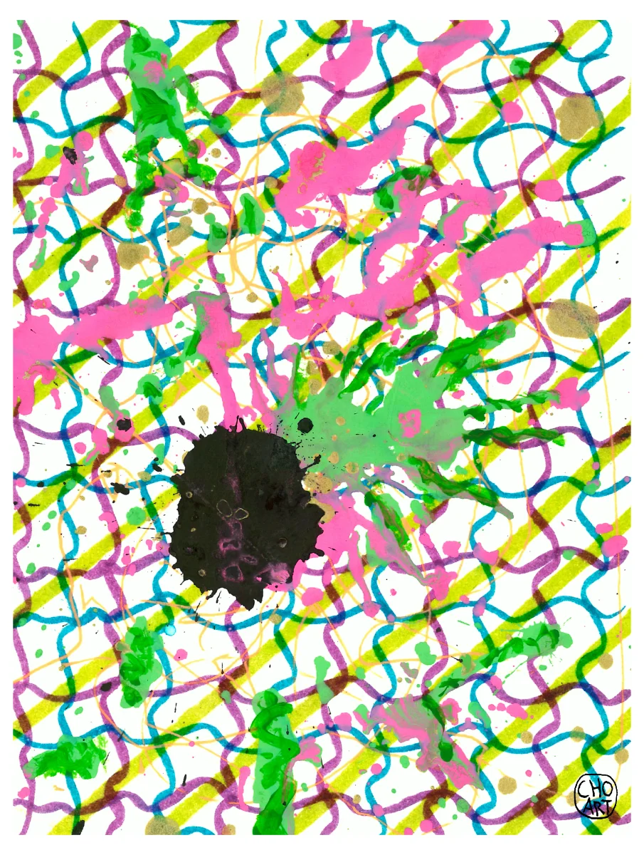A ubstract painting