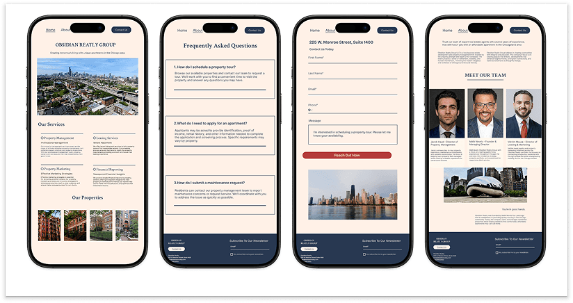 an image of some mobile screens.