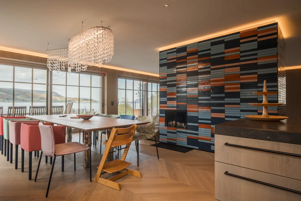 Bild von einem gemütlichen Wohnzimmer