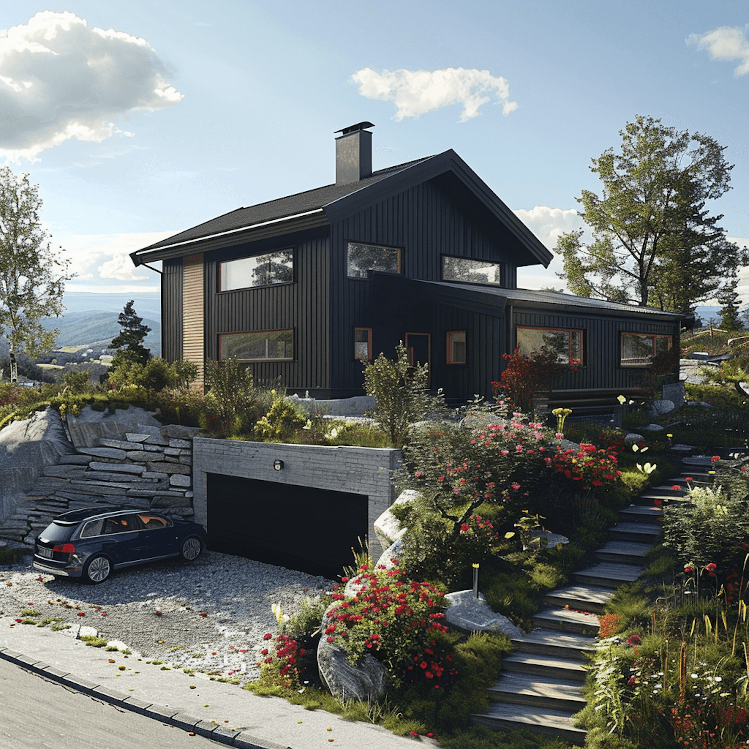 Exterior view of Luxury villa