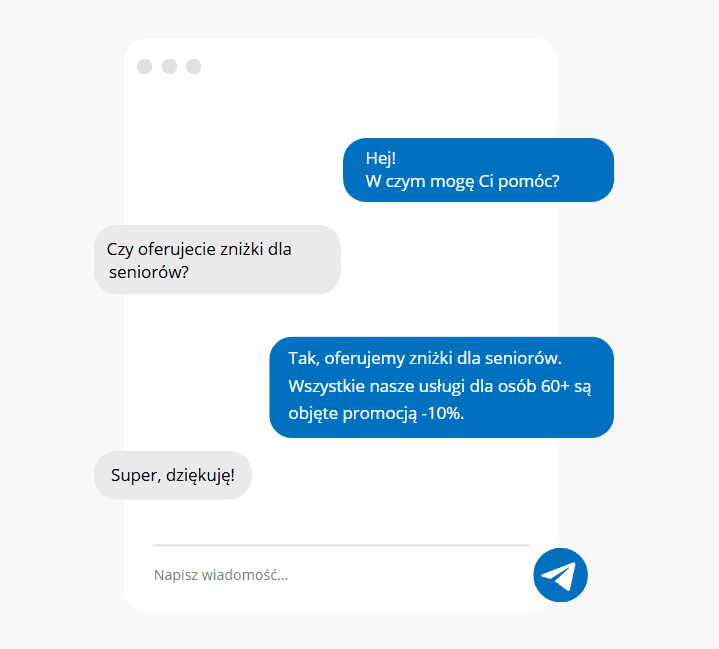 Chatbot do obsługi klienta