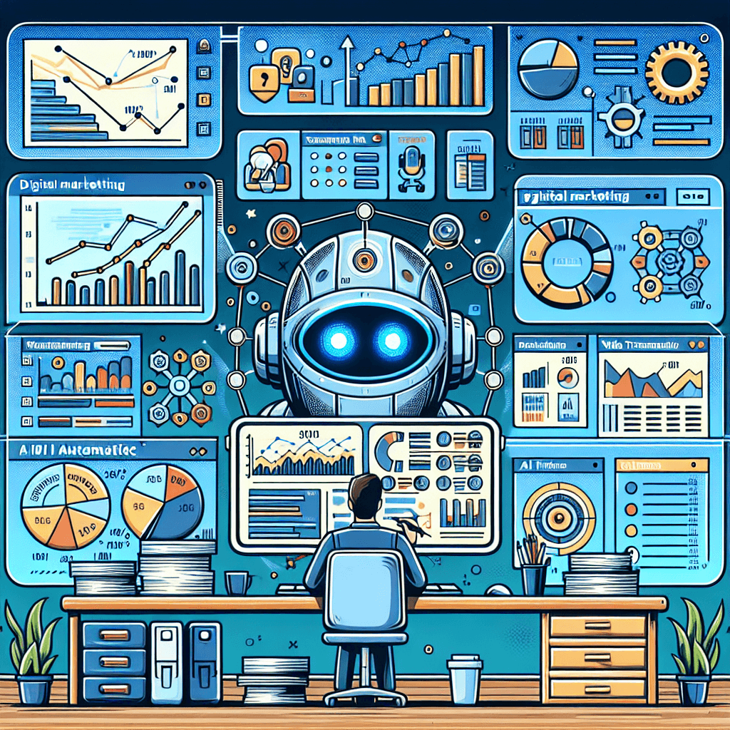 detailed SEO audit report on a digital marketing dashboard