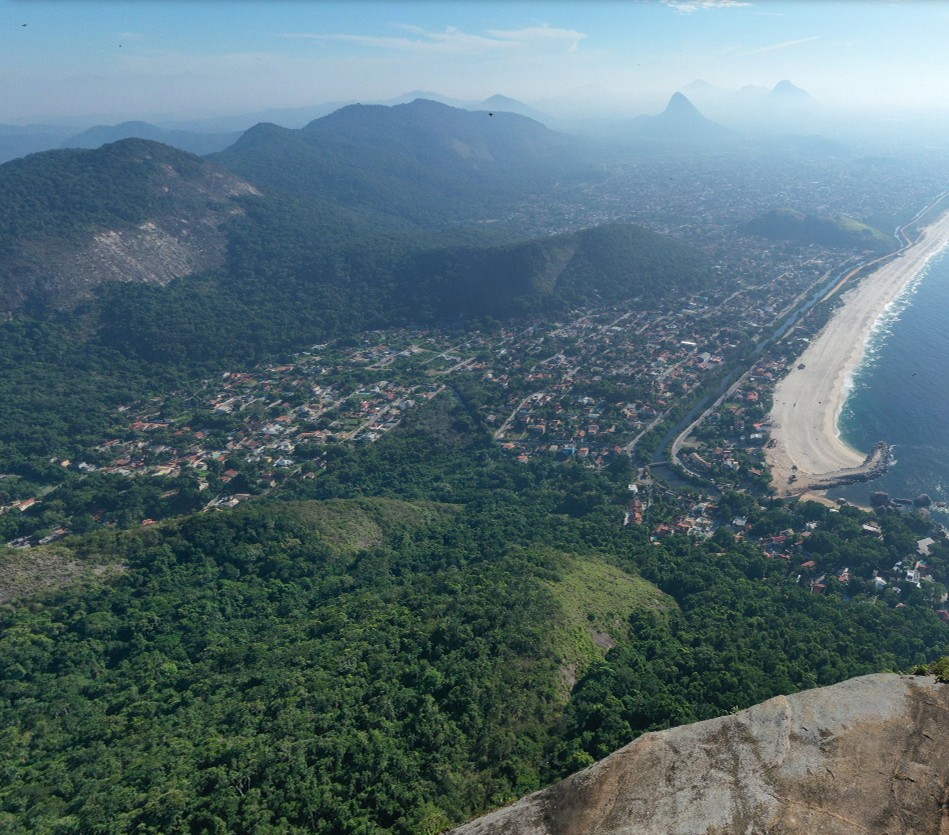 Vista aerea da cidade de maricá - Rio de Janeiro