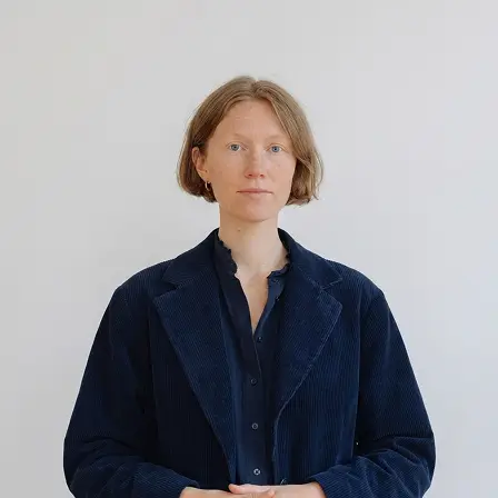 grayscale photo of woman in black shirt