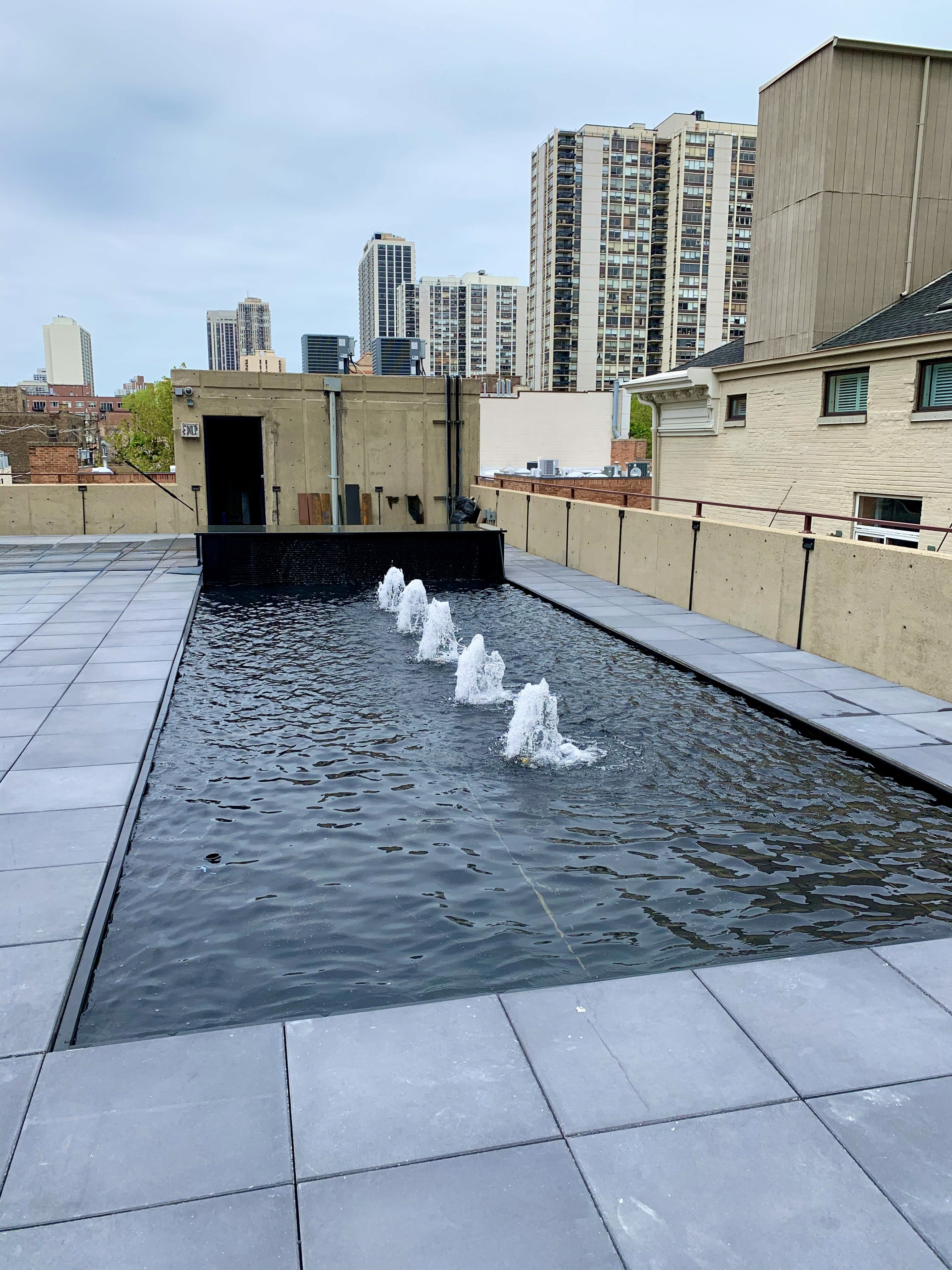 rooftop fountain