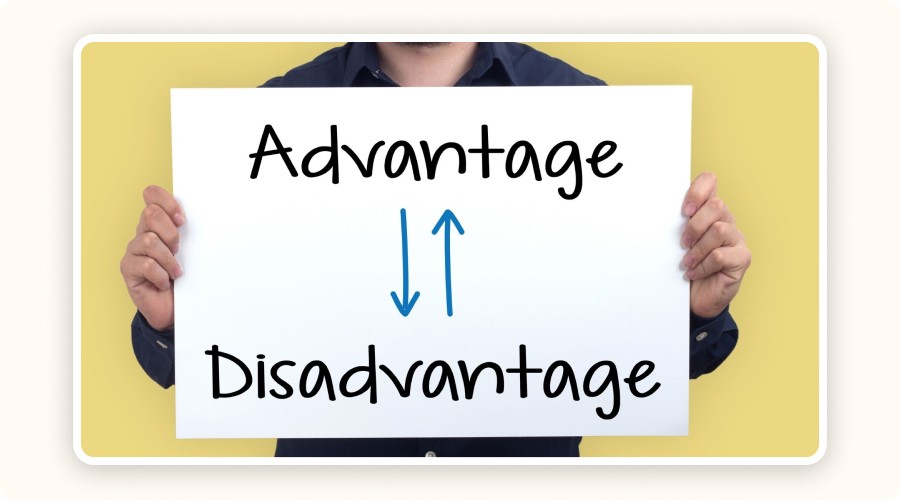 “Advantage” and “Disadvantage” note