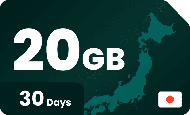 20GB Japan eSIM Data Plan