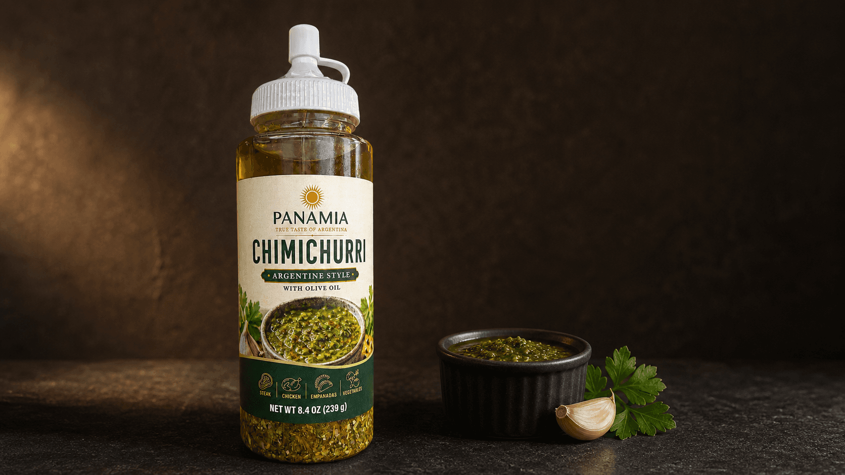 Panamia 8.45 ounce chimichurri bottle