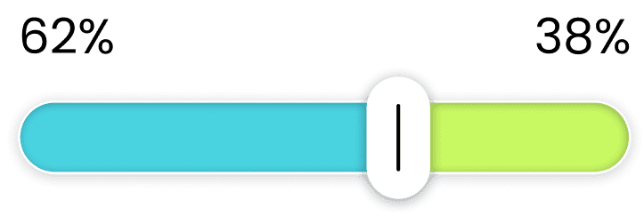 weighted 2-tone color selection