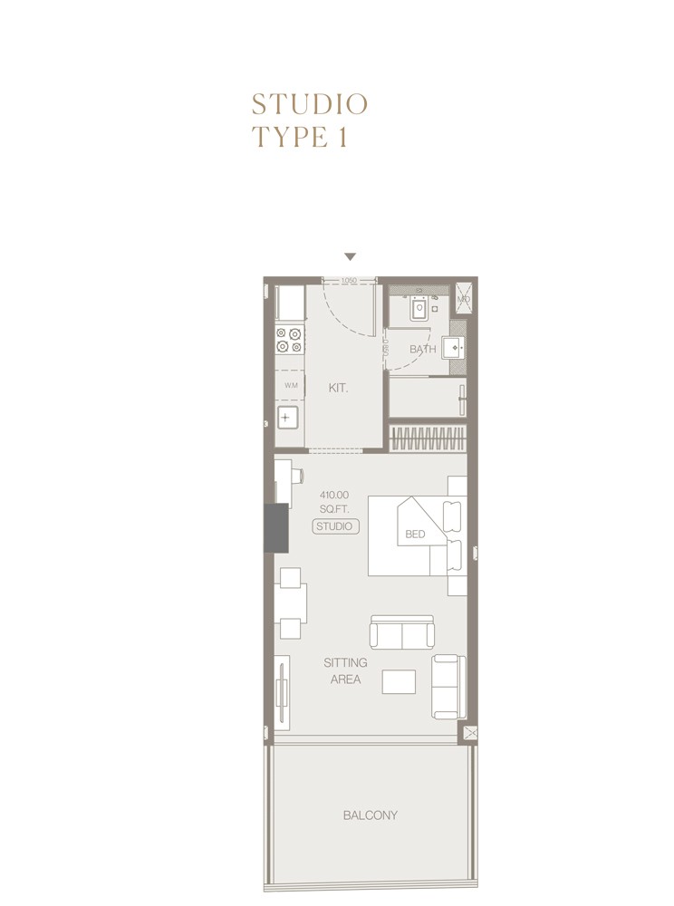 Trillionaire Residences at Business Bay, Dubai Studio