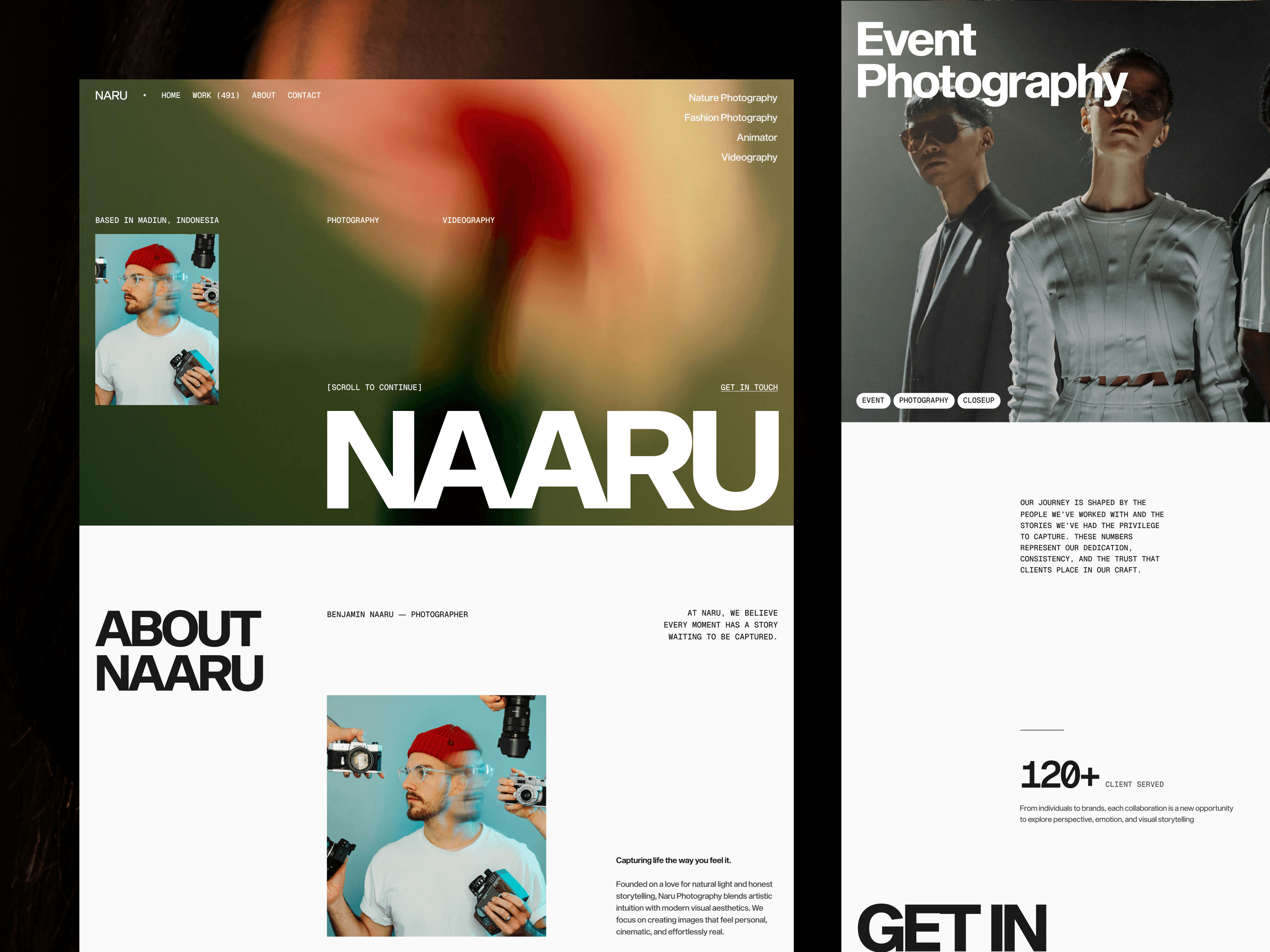 Photography Website Design