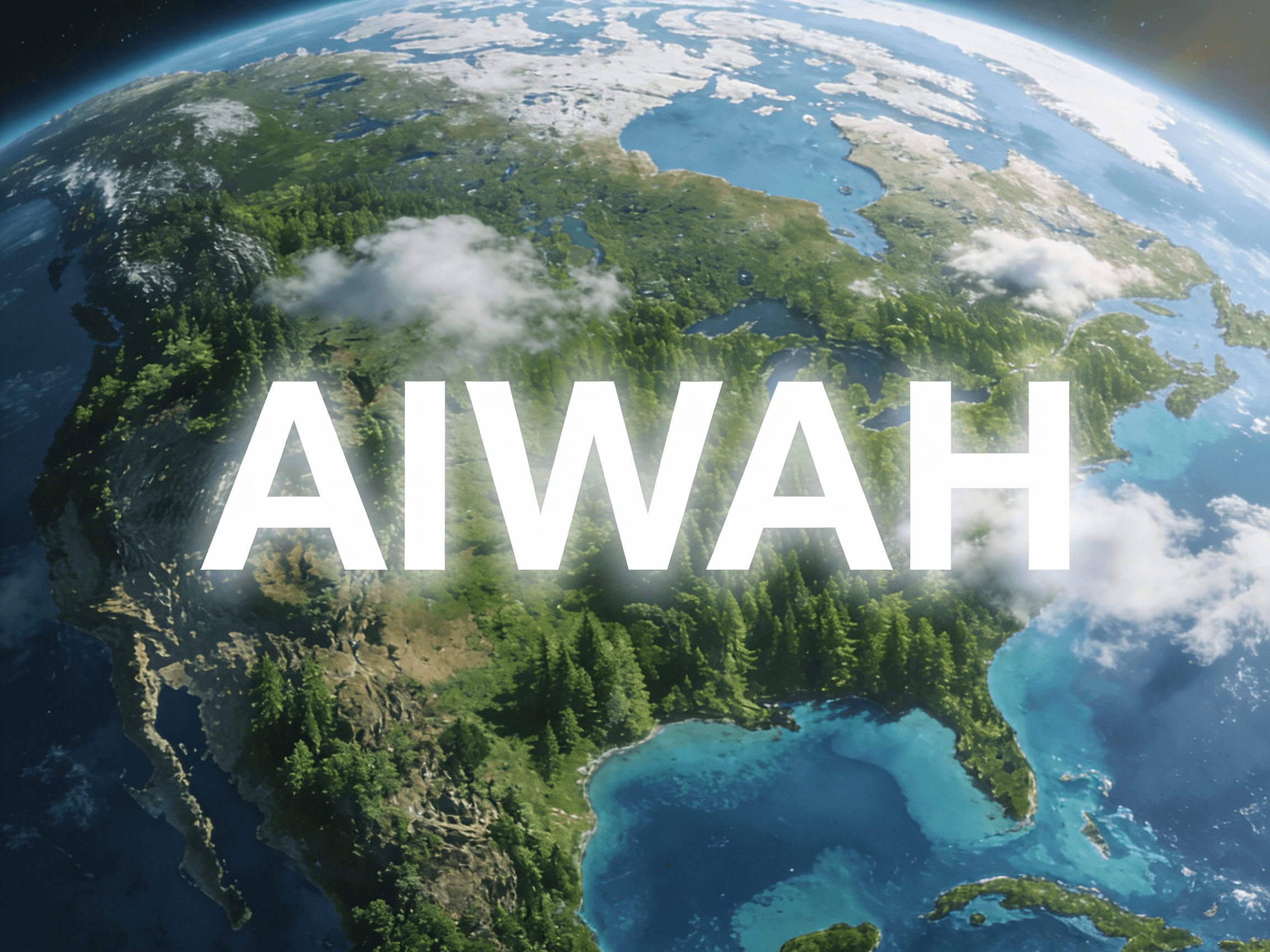 The image features an intricate network of white, web-like structures set against a deep blue background.