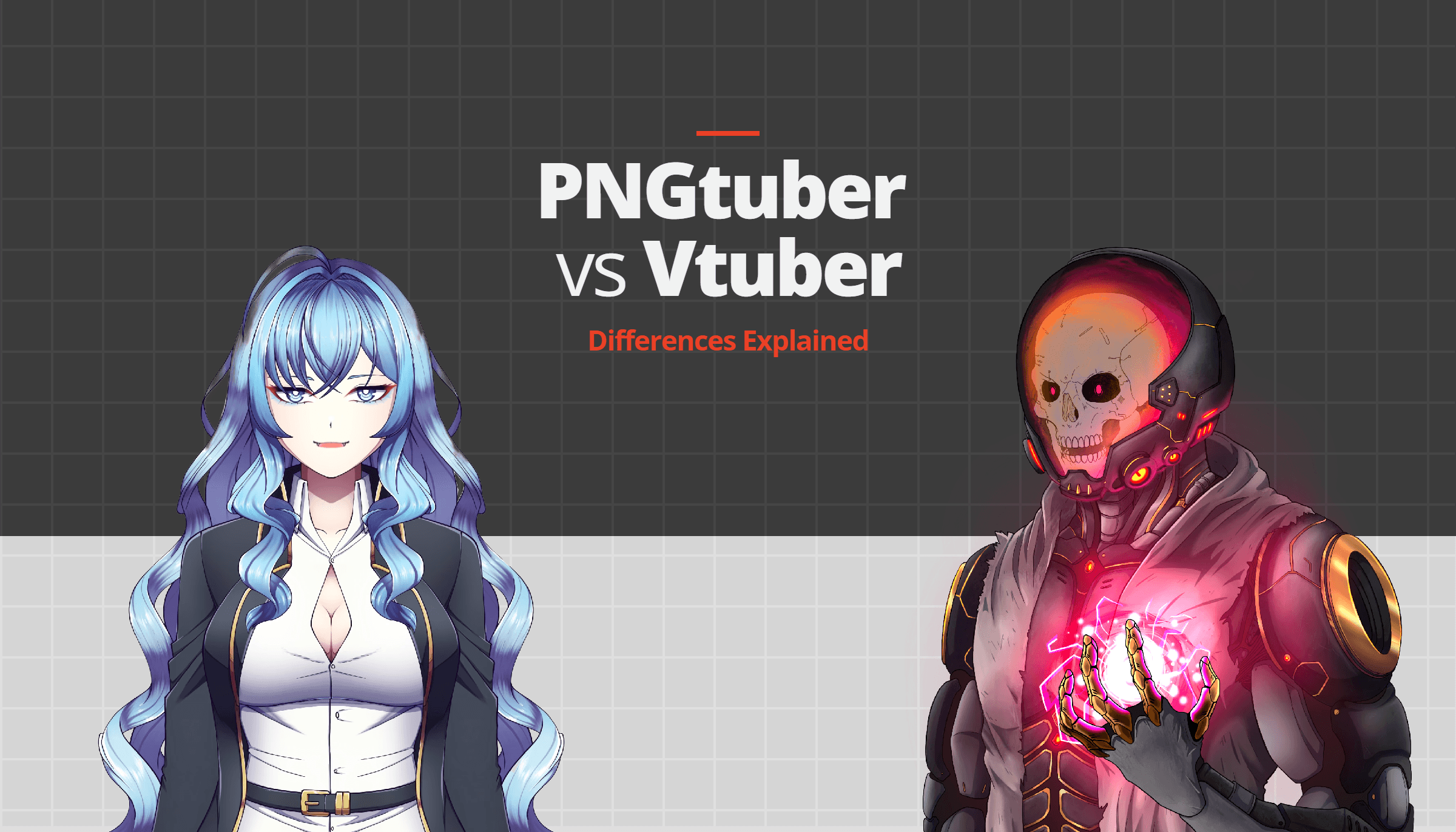 explaining the difference between PNGtuber vs Vtuber