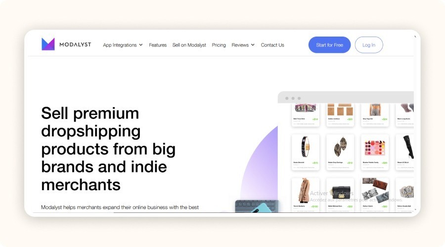 Modalyst – Branded Dropshipping Supplier with Fast US and EU Shipping