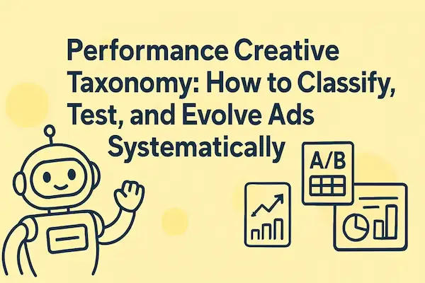 Performance Creative Taxonomy: How to Classify, Test, and Evolve Ads Systematically