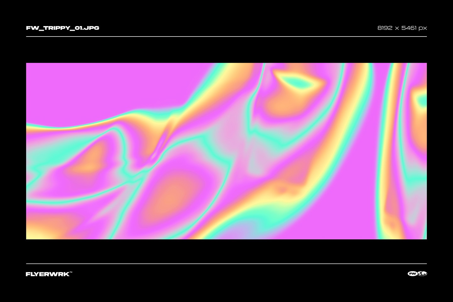 Trippy psychedelic backgrounds featuring a liquid rainbow swirl with bright neon purple and green hues