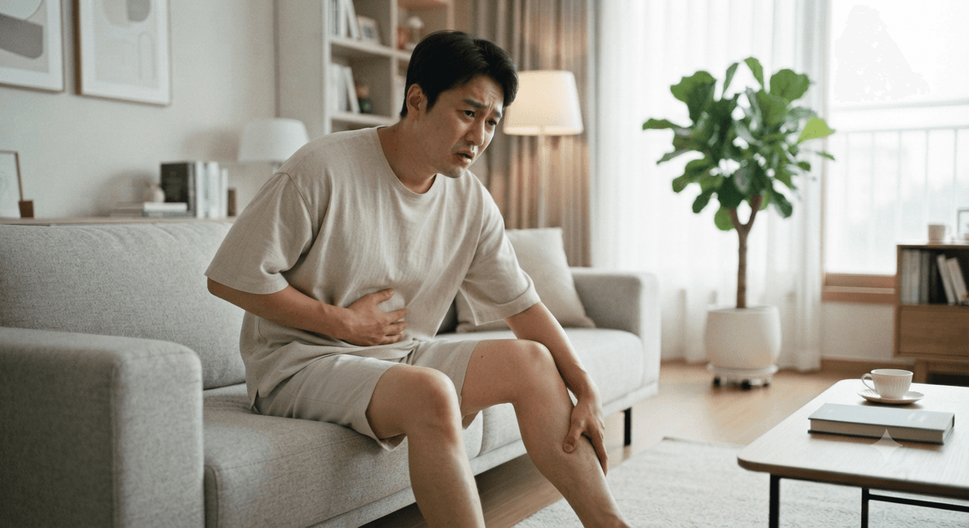한약 다이어트 후 시작된 더부룩함과 답답함, 가스와 피로감까지 나타난 담적