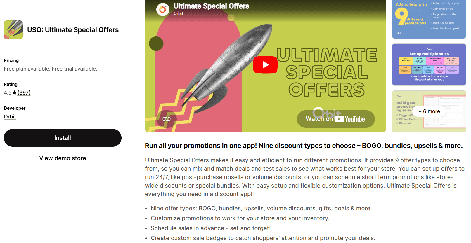 USO: Ultimate Special Offers on the Shopify App Store