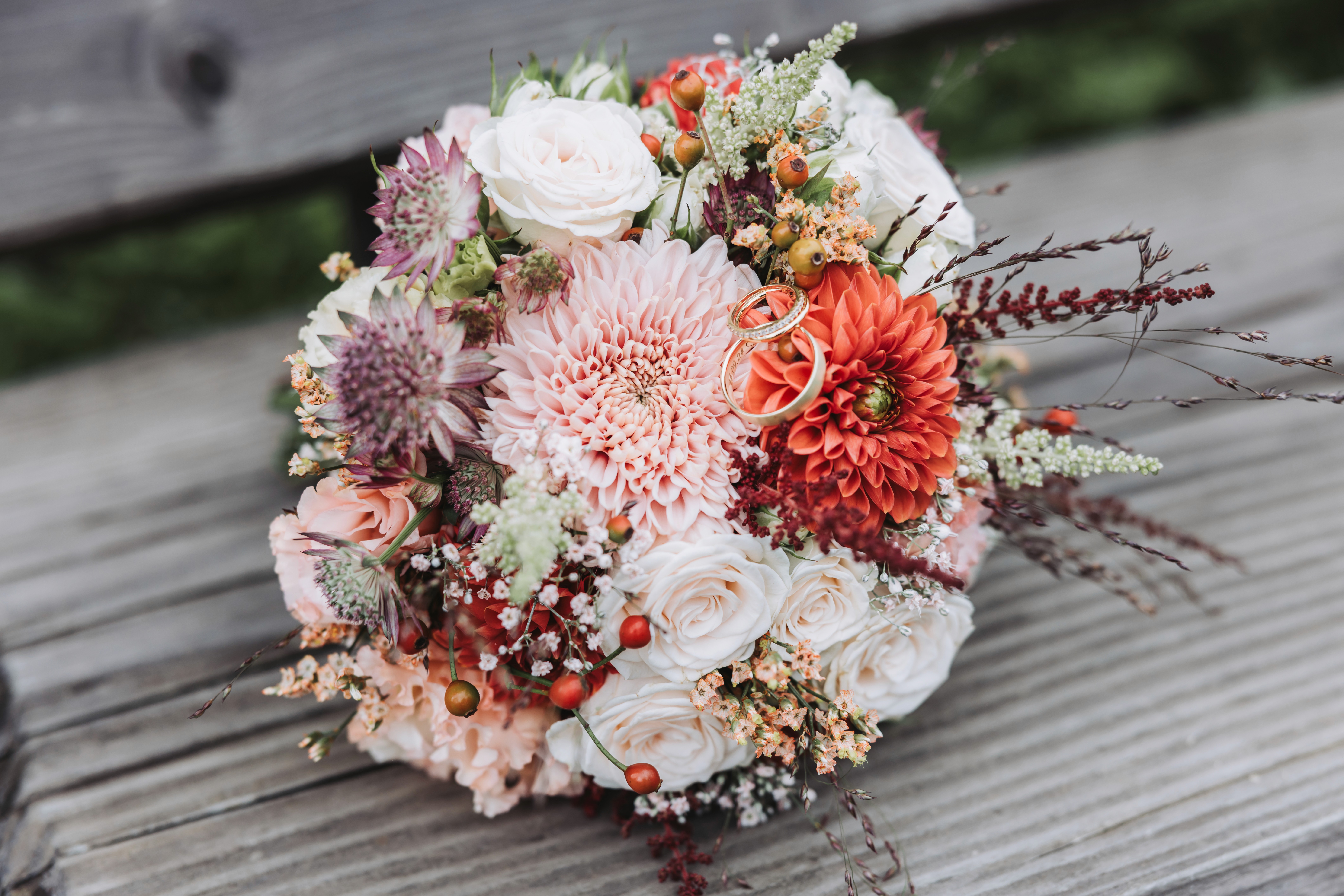 Stylish model in crowd