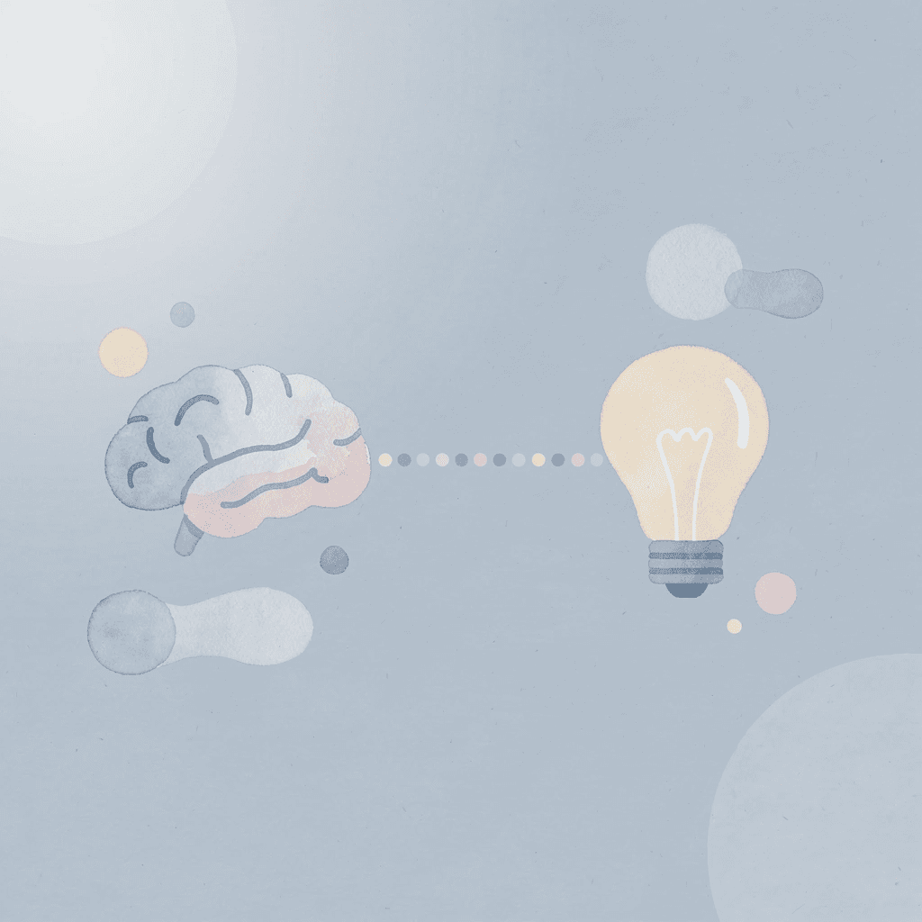 Connection between lightbulb and trophy showing transformation from vision to reality - Business T-Shirt Design Ideas
