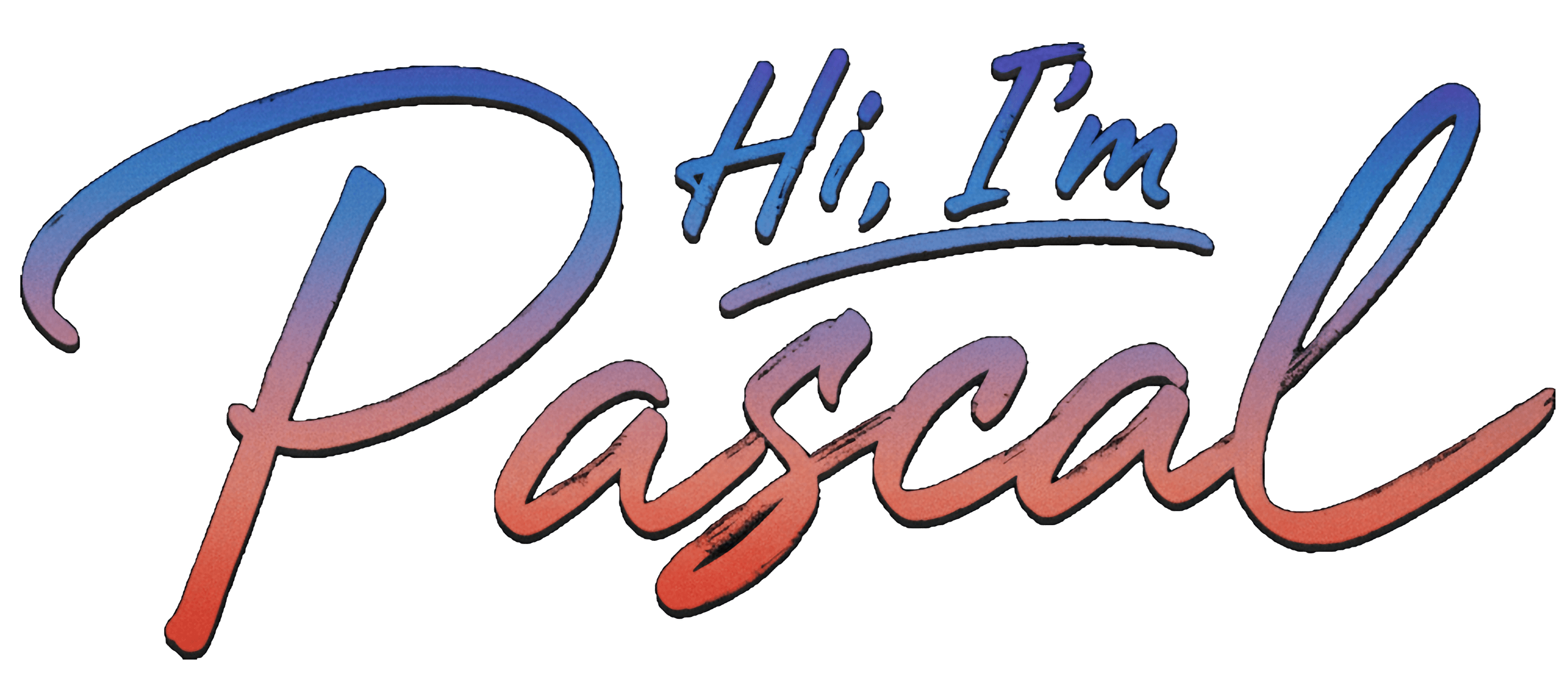 Hi, I'm Pascal