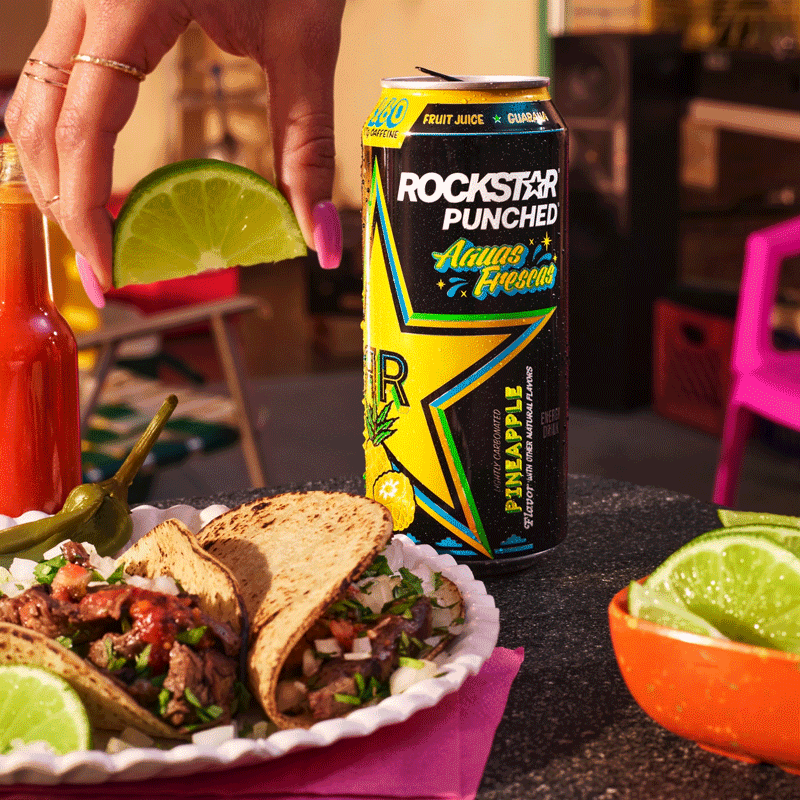 RockStar Drink Motion Retouching