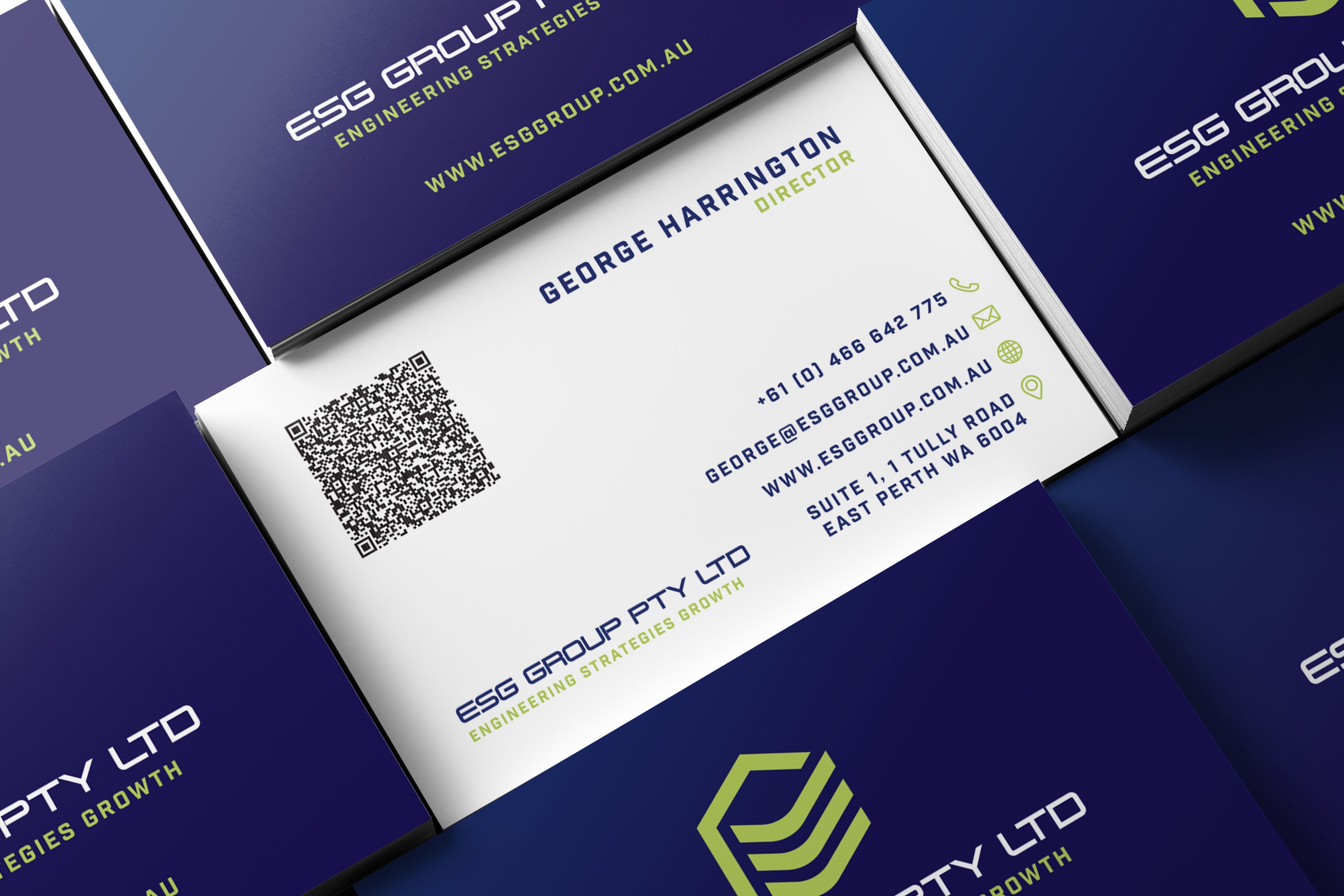 ESG Group business cards designed and printed by NimCreative