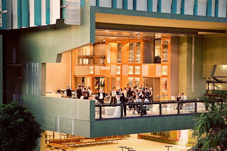 Wedding at the State Library of Queensland Terrace