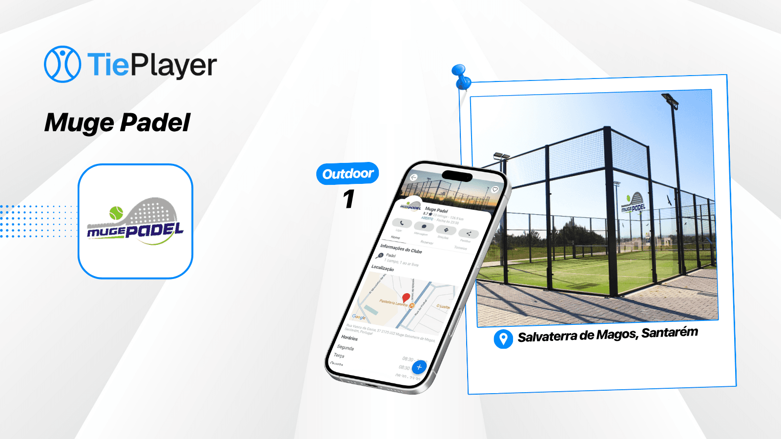 Book a padel court at Muge Padel