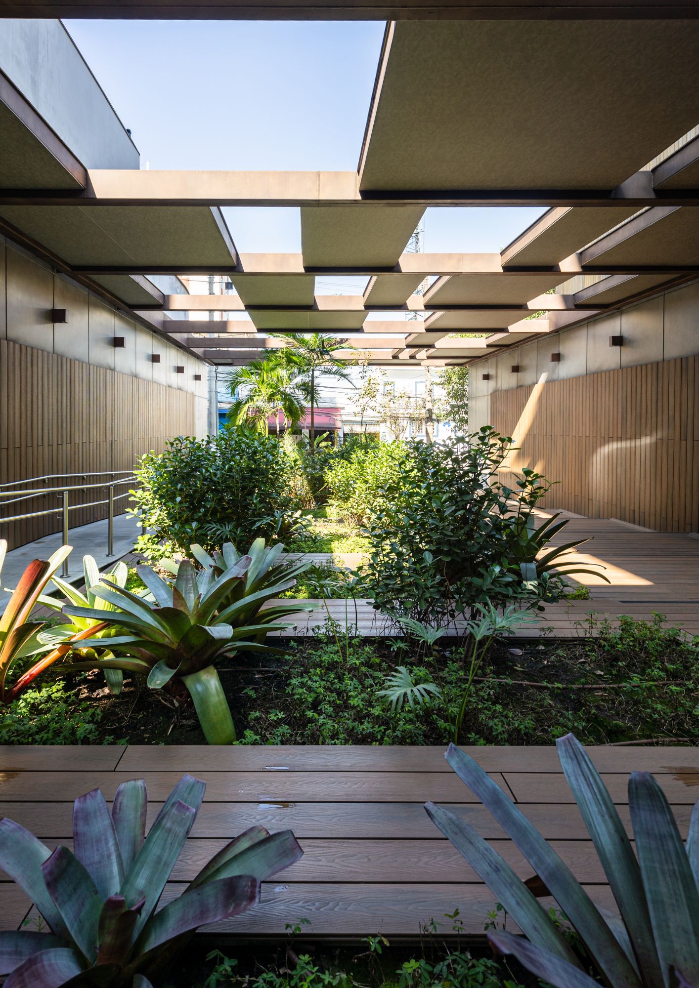 Biophilic architecture connecting interior spaces with nature
