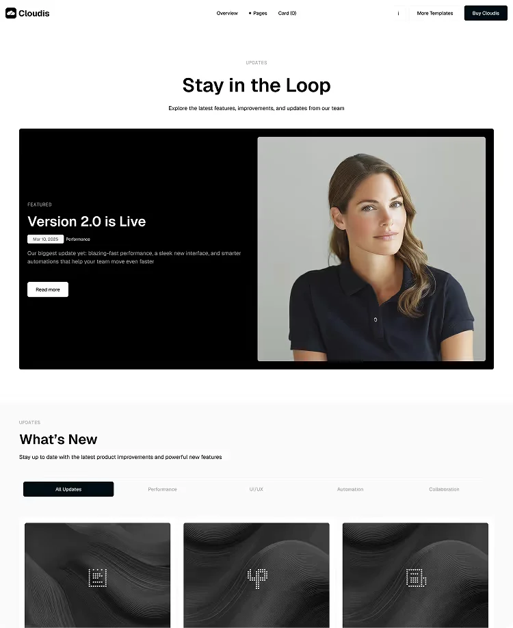 SaaS Framer Template