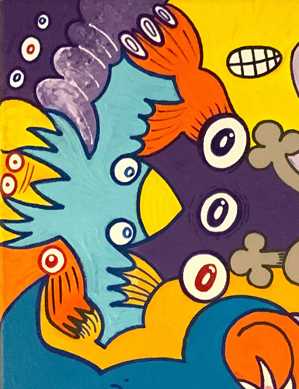 Chat-souris. Bird detail