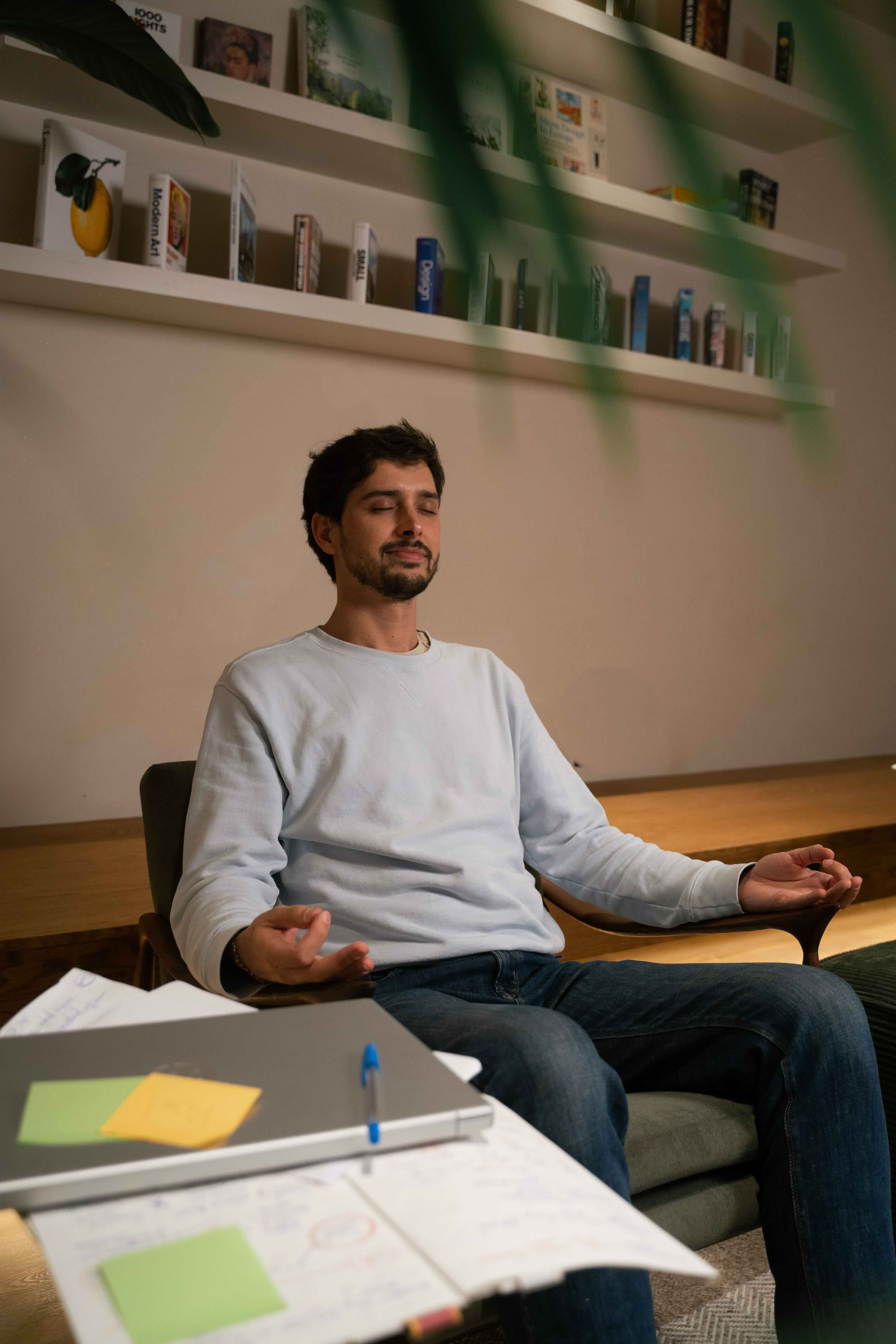 Futuristic plastic chair