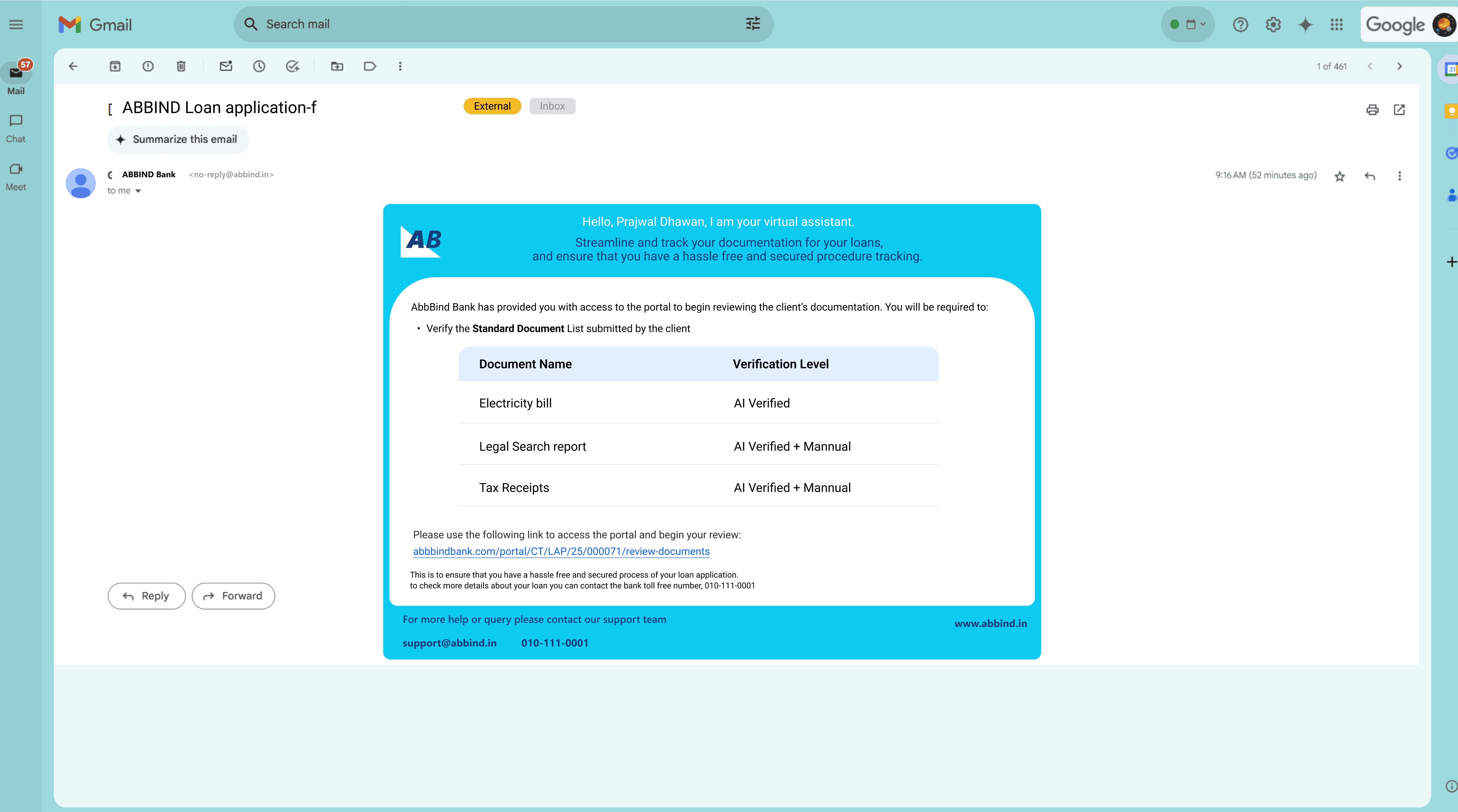 Tablet showing Bloomy UI