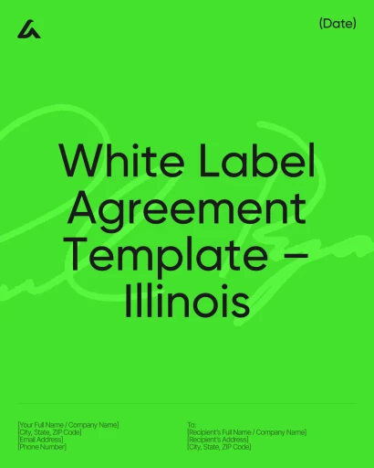 White Label Agreement Template – Illinois