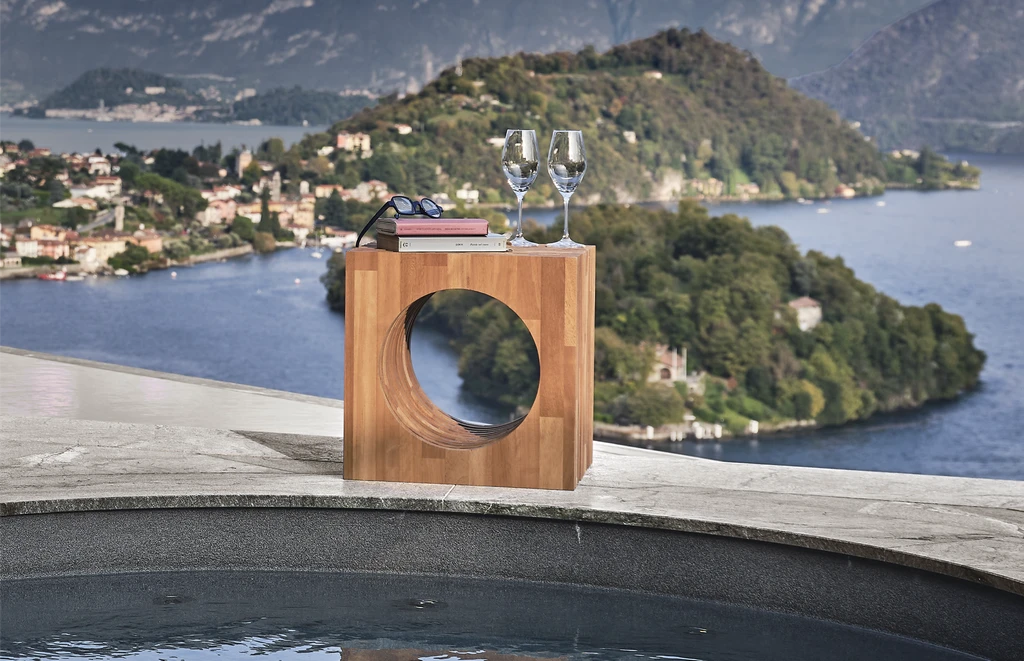 outdoor pool view of lake como