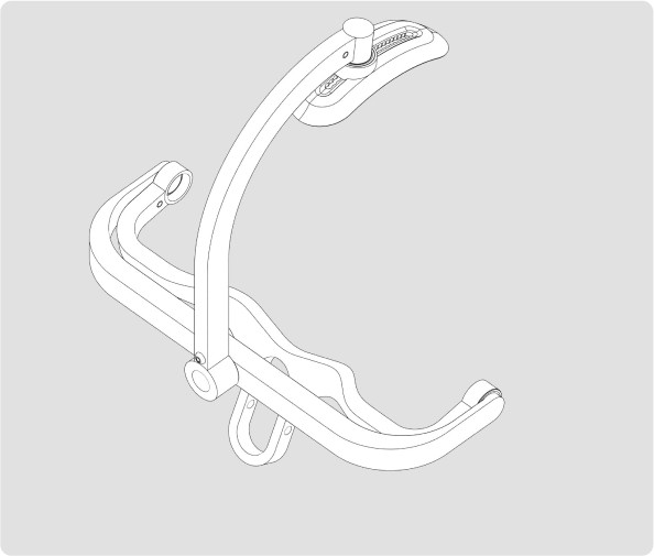 CAD drawing of a device, featuring detailed 3D renderings and measurements to showcase its structure, components, and functionality for precise engineering and design.