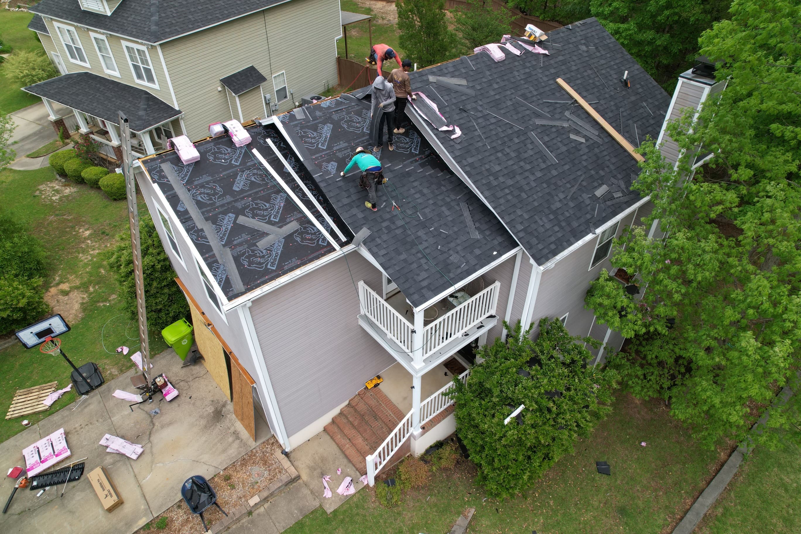 roof repairing process