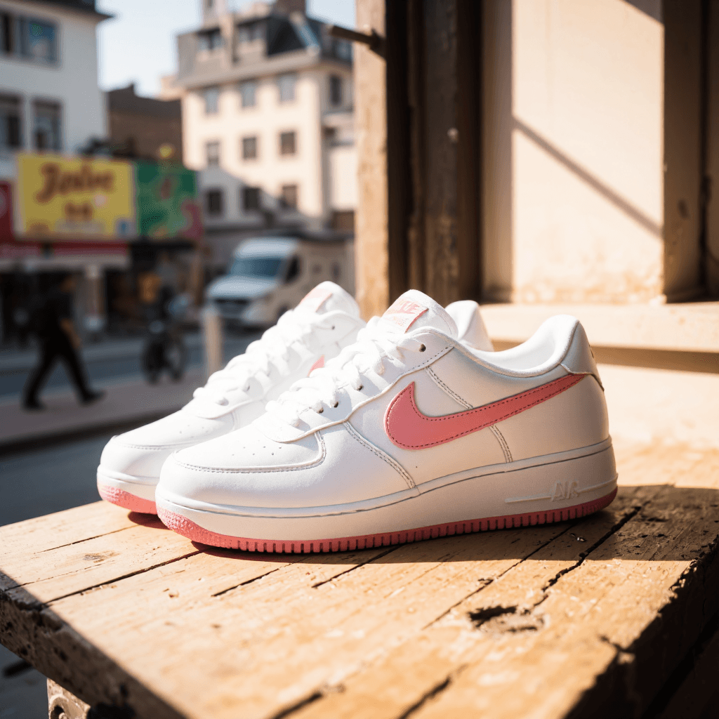 product photography of a pair of athletic shoes