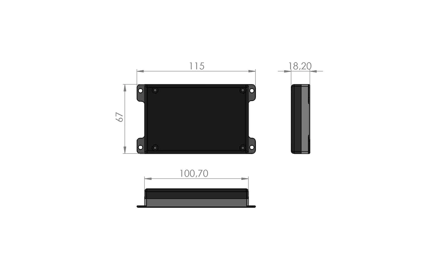 PPG meter snímací modul