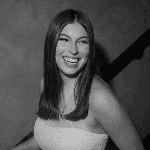 Portrait of Rachel Robba, branding manager at hyde place melbourne