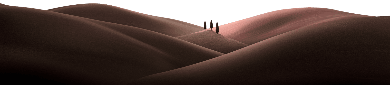Transparent image of sand dunes