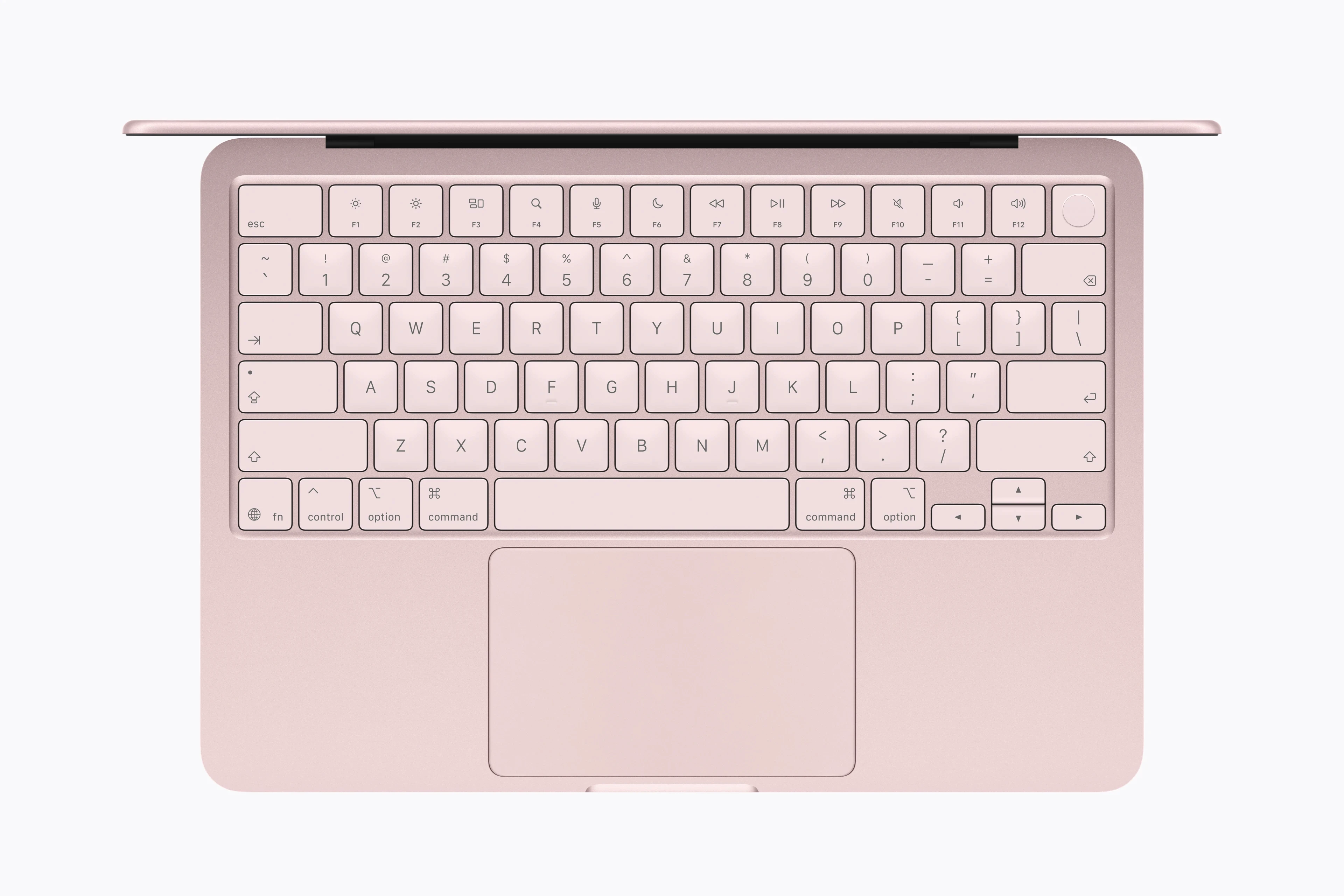MacBook Neo näppäimistö ja trackpad