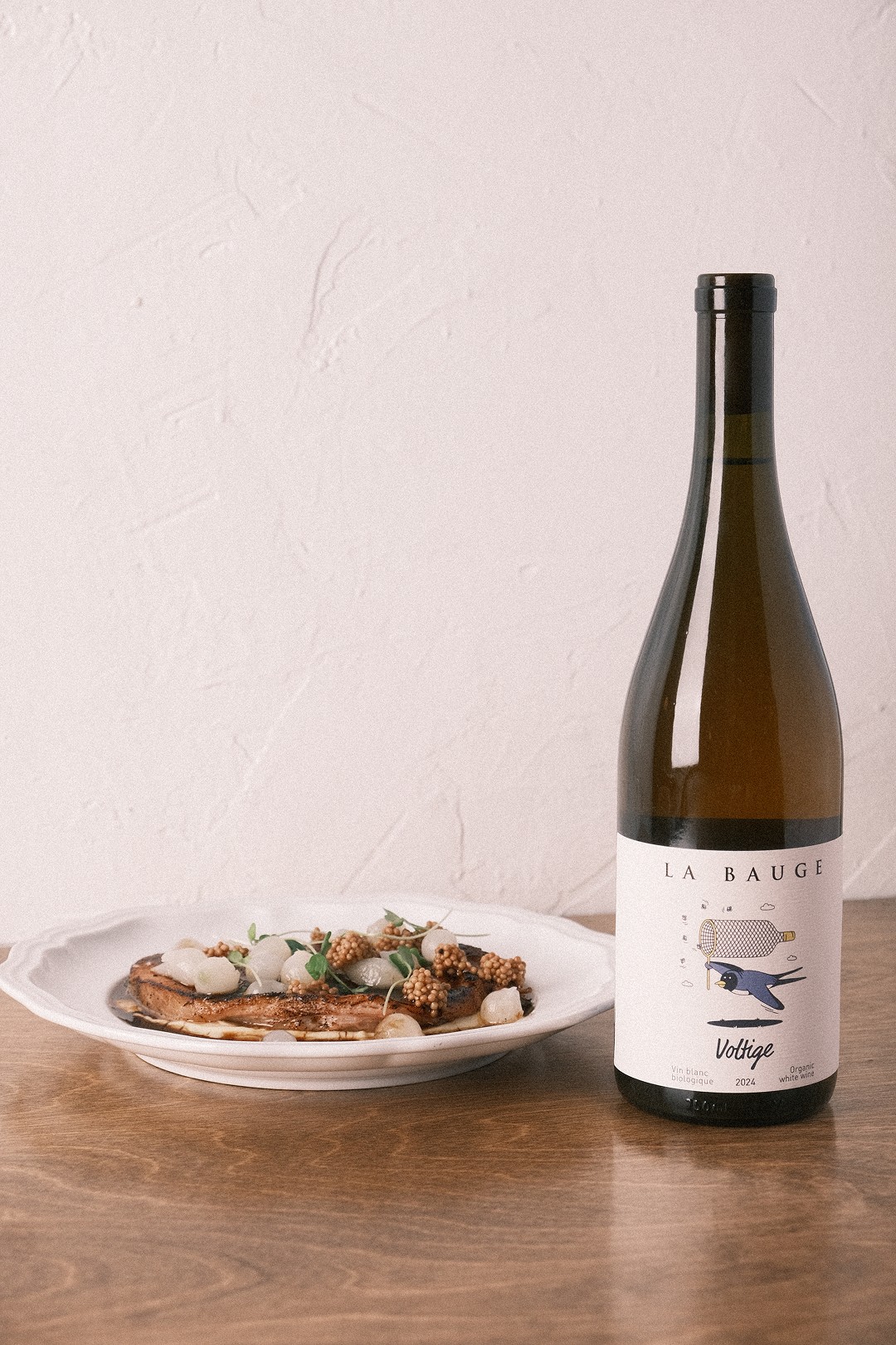 Flanc de porc cuit 72h et son accord de vin québécois.