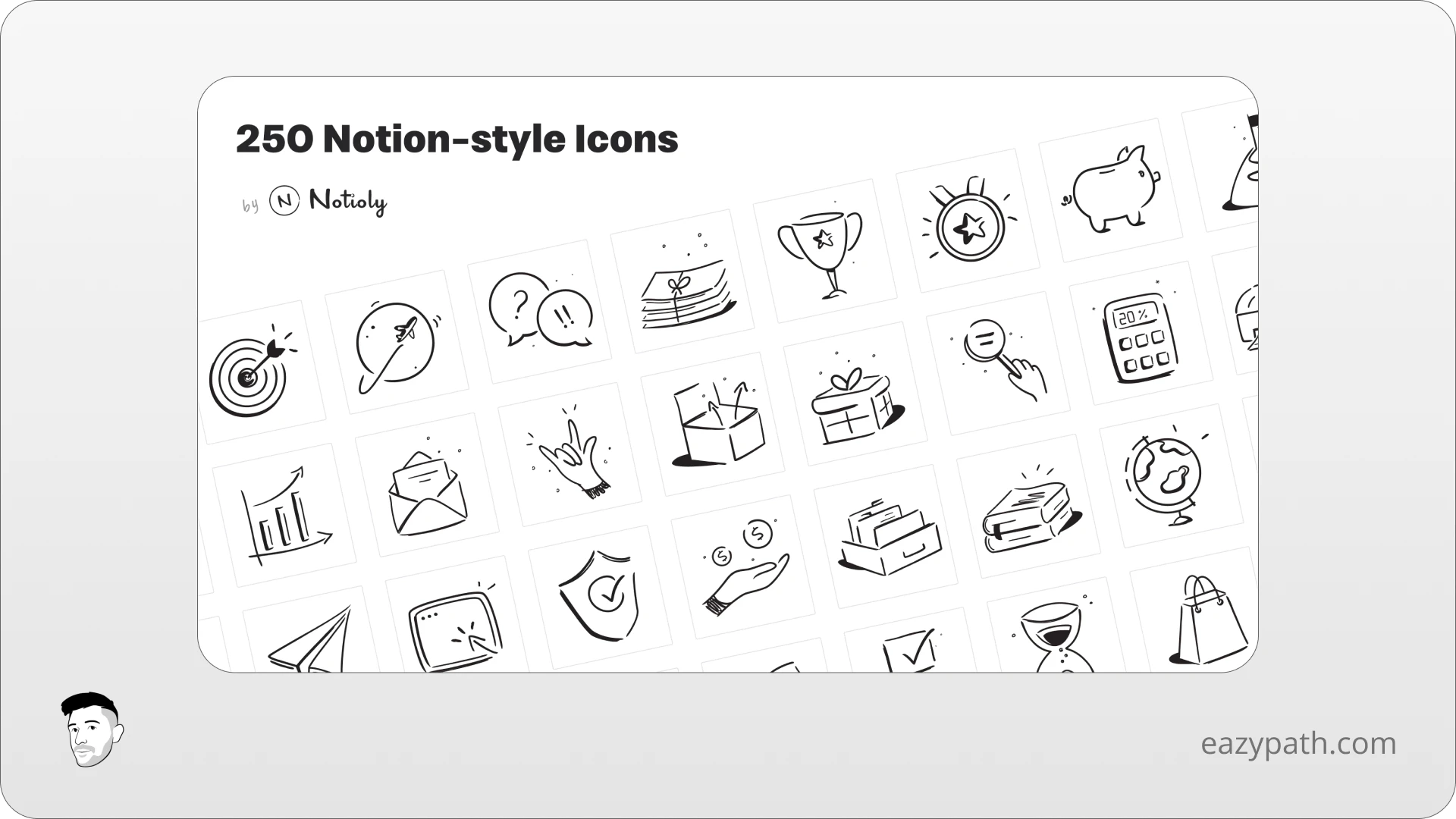 250 Notion-style Icons