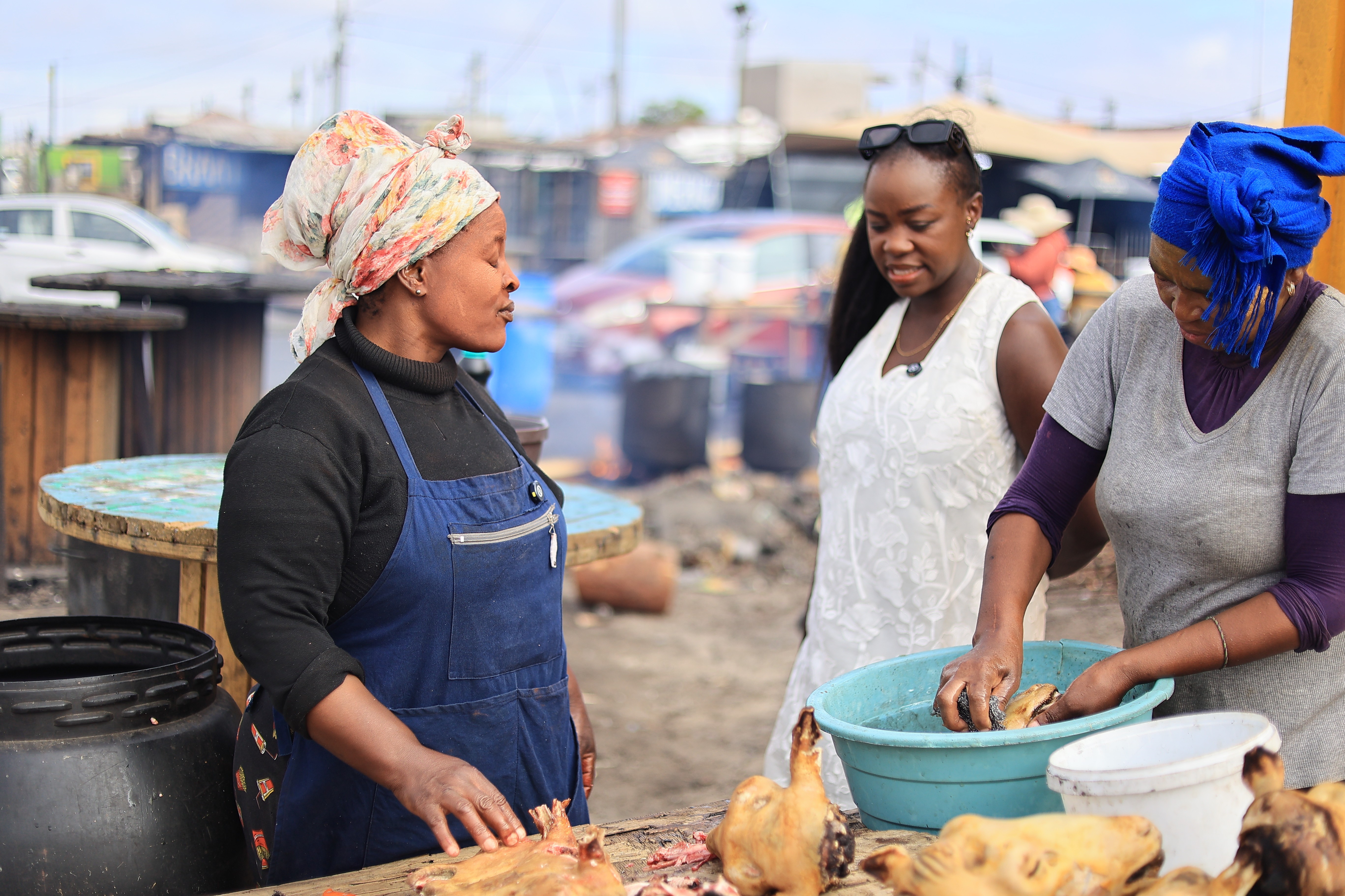 Mary at the market