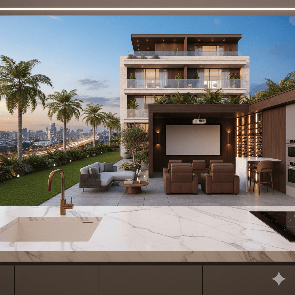 Modern low-rise boutique building architecture M3M floors