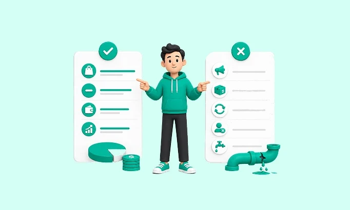 Illustration of Shopify Profit And Loss Statement what it has and what it doesnot 