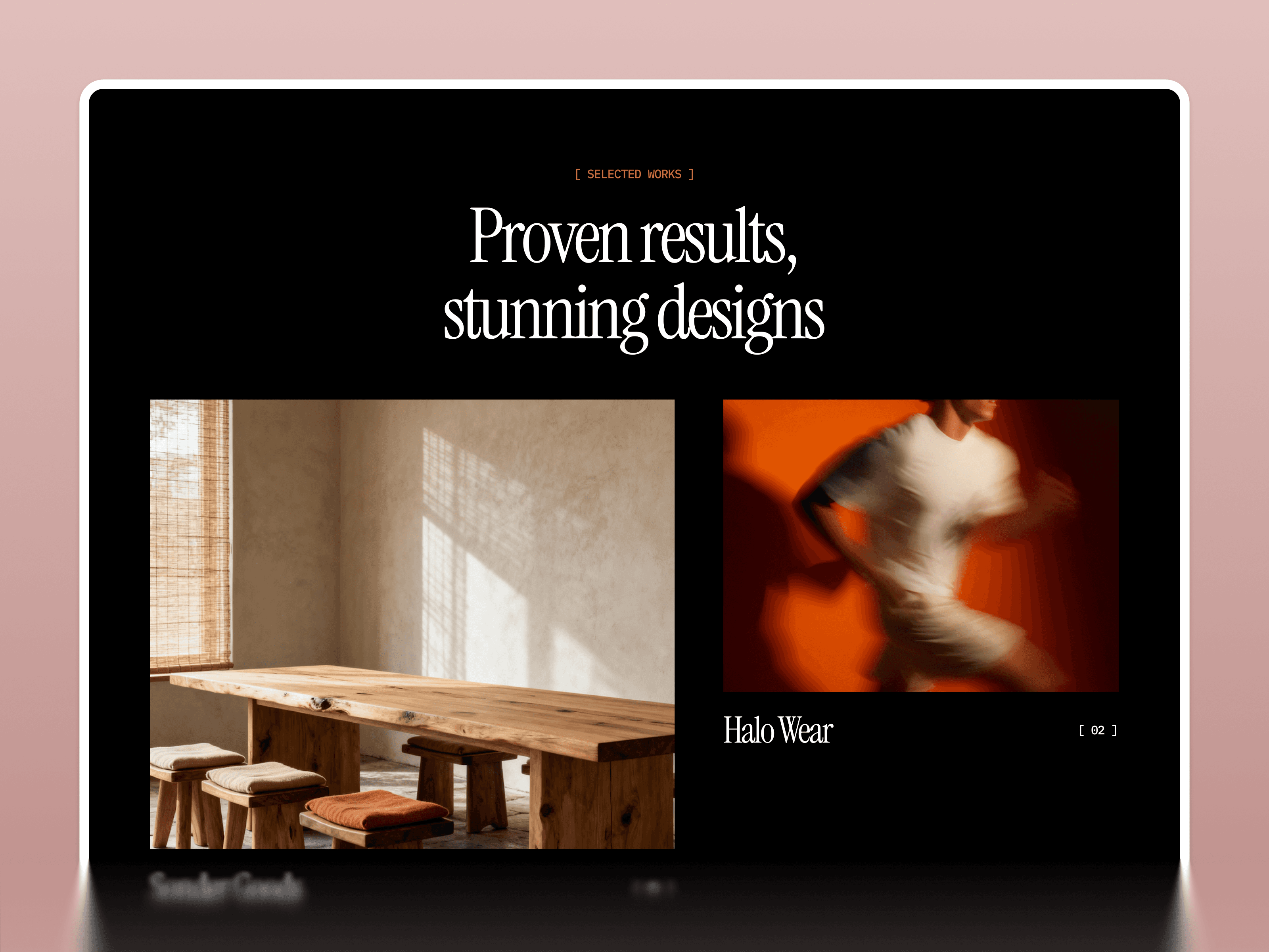 framer personal portfolio template
